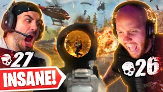 NICKMERCS & TIMTHETATMAN KILL 1/3RD OF THE LOBBY! INSANE WARZONE GAME!