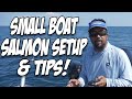 Master small boat salmon setups with these tips
