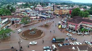 Bukoba Kagera Tanzania drone view footage bukoba city