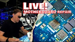 Can I Repair A Laptop Motherboard Live, But You Pick The Repair?