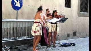 Italy Firenze street musicians