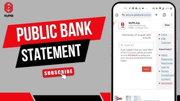 HOW TO DOWNLOAD THE PUBLIC BANK STATEMENT USING THE PBE ONLINE BANKING WEBSITE