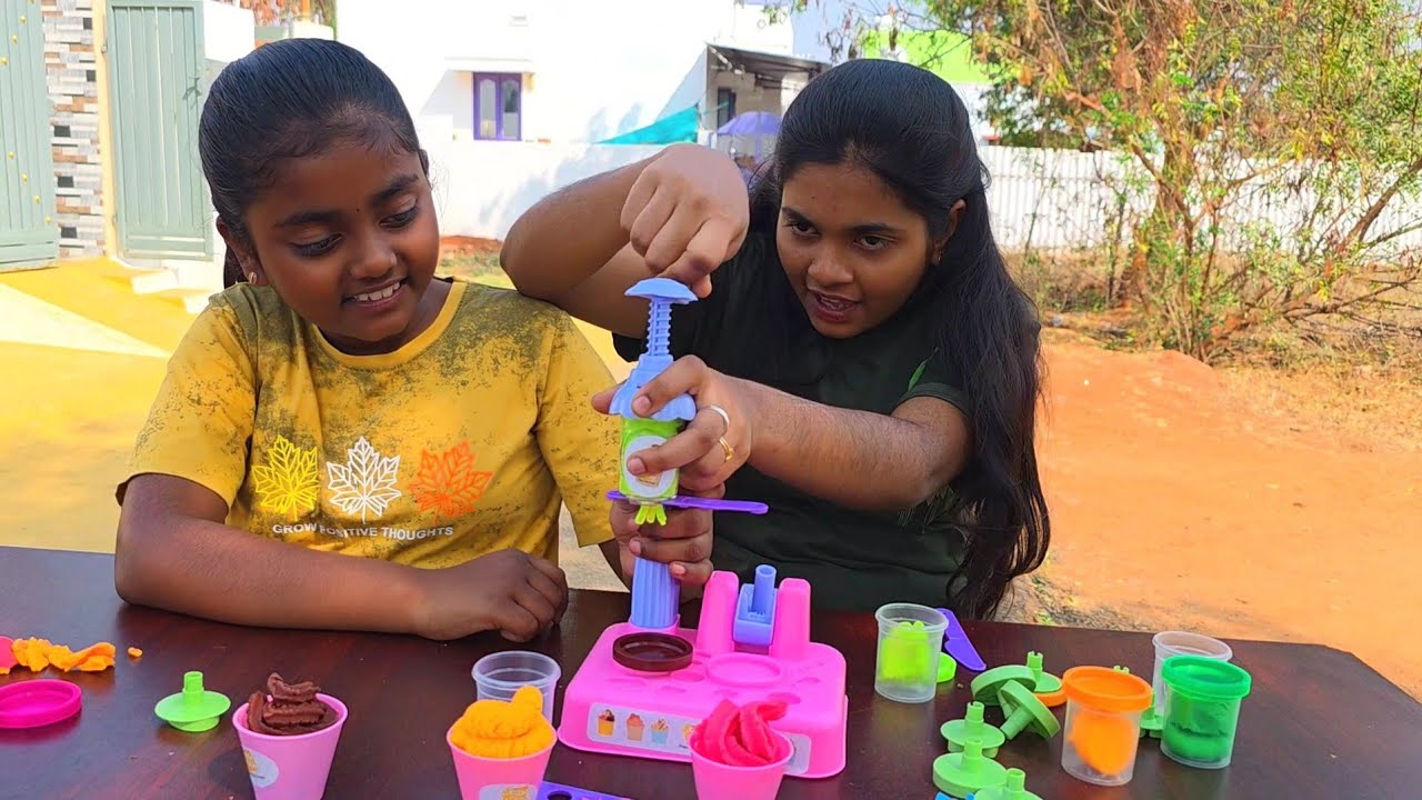 Scoop and Play Ice-cream maker set 🍧🍦Diyaishwarya I UNBOXING I DIY 