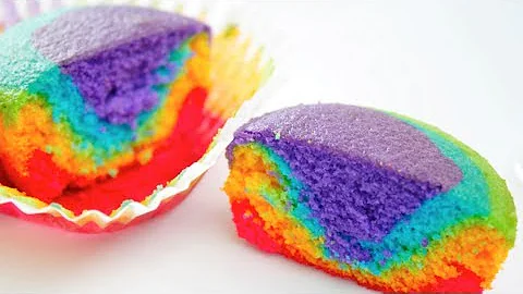 RAINBOW CUPCAKES - VIDEO RECIPE