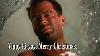 Yippy ki-yay Merry Christmas GIF