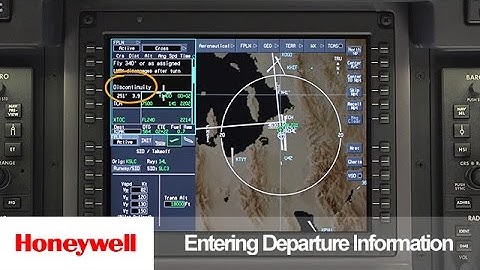 Entering Departure Information on Apex Systems | Aero Training TV | Honeywell Aviation