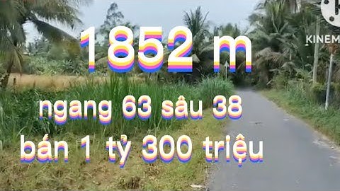 mã số683💓👉 xã thạnh nhựt huyện gò công tây dt:1.852mv giá 1,3tỉ ngan 63**38m.
