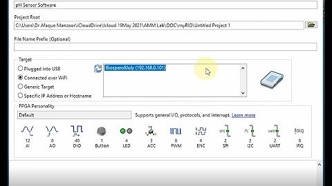 wirelessly program your myRIO board on labview using its Wifi feature