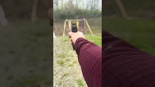 Walther PDP Compact, sights were a tad off and didn’t have my screwdriver kit. All in all impressed