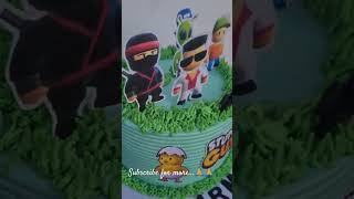 Stumble Guys Cake Trending Stumble Guys Theme Cake Design