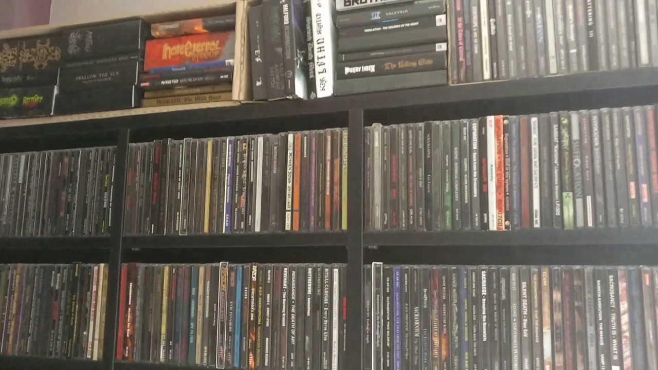 New Cd Racks Are In Place 5800 Metal Cd Collection Youtube
