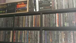 New CD racks are in place. 5800+ Metal CD collection!