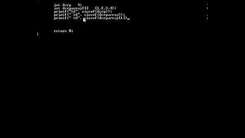 C and Cygwin Tutorial 13: Sizeof Function