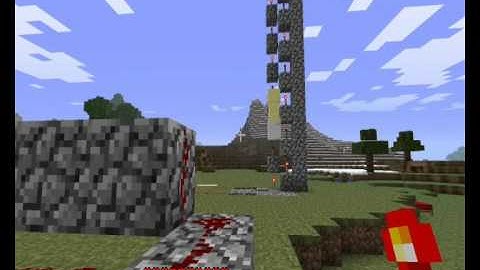 Minecraft - Piston mod - Elevator test