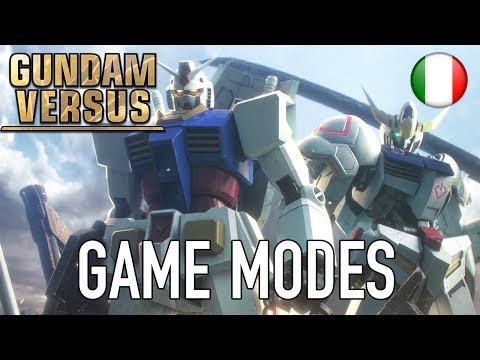 Gundam Versus - PS4 - Game Modes (Italian Trailer)