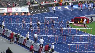 Die Finals Berlin 2019 - Leichtathletik - 110m Hürden Vorlauf