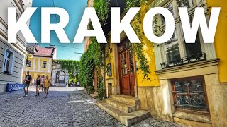 4K Krakow, Poland walking tour (Gorgeous day)