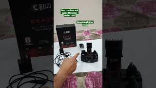beardo best trimmer for mens beard and hair trimming | gromming kit for men - cordless and corded