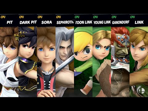 Super Smash Bros. Ultimate - Kid Icarus Uprising & Kingdom Hearts vs. The Legend of Zelda
