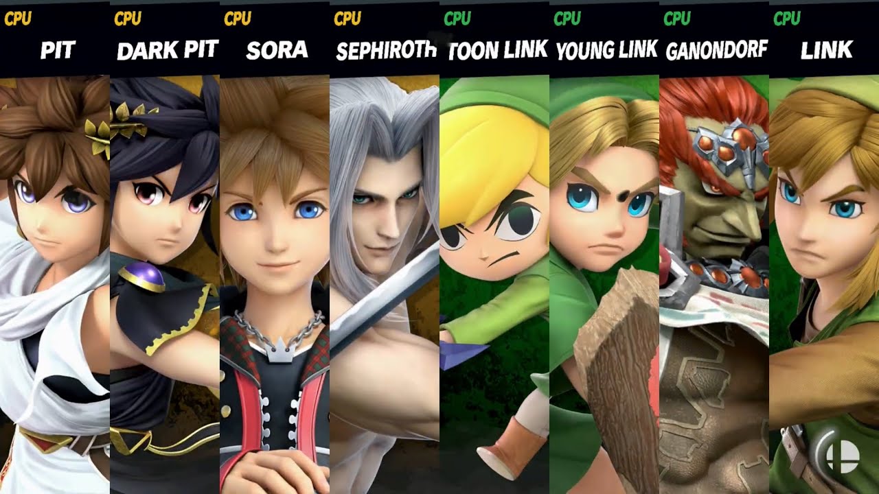 Super Smash Bros. Ultimate - Kid Icarus Uprising & Kingdom Hearts vs. The Legend of Zelda