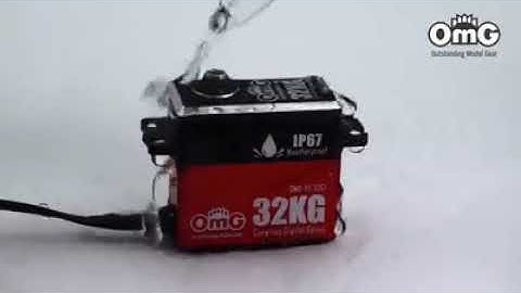 32kg IP67 Waterproof Digital Servo for rc car and fixed wing aircraft model