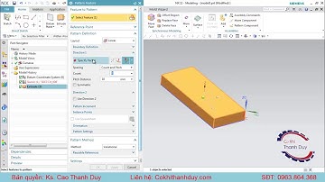 Bài 6: Giải thích hệ tọa độ và Cách thiết lập hệ gốc tọa độ chuẩn - NX11 tutorial for beginners