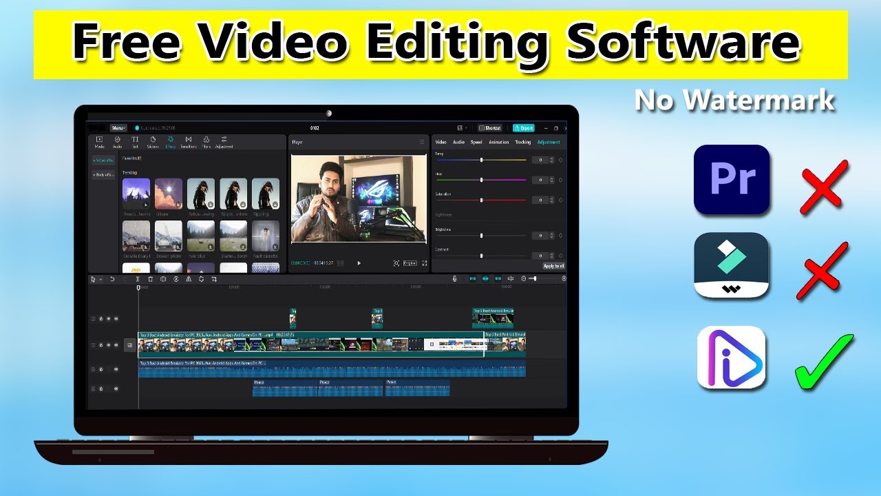 5 Best free video editing software... Low end pc... - YouTube