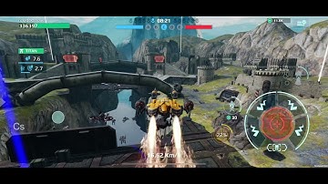 War Robots Developer Build - Flying Sharanga (Sent Flying)