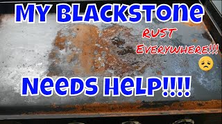 How to restore a rusty Blackstone griddle top