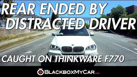 Rear Ended by Distracted BMW Driver - BlackboxMyCar
