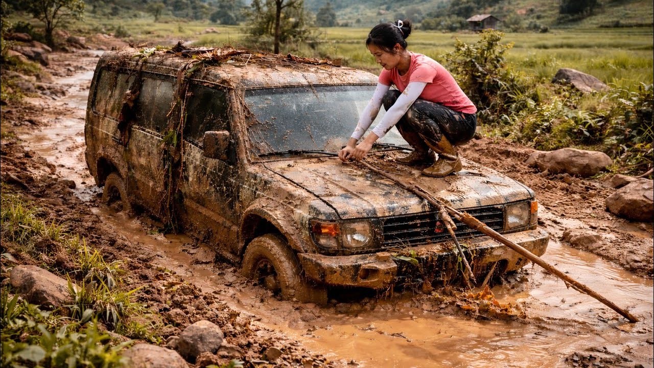 Will the black Hyundai, which has been soaked in mud and grime for years, still run?