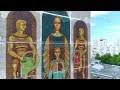 Советские мозаики на домах в Минске