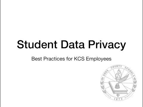 Student Data Privacy for KCS Employees