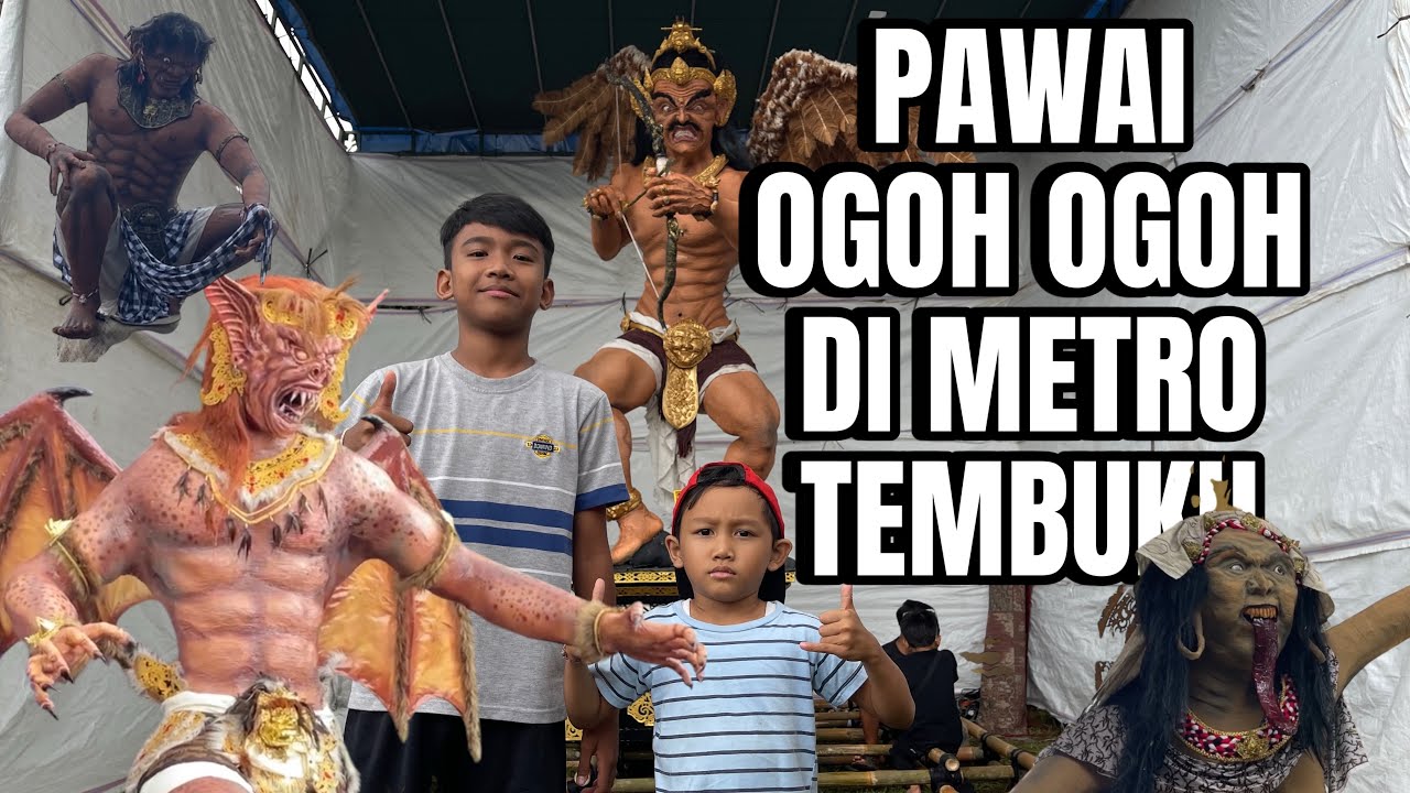 Bermain ke Lapangan Metro Tembuku Melihat Pawai Ogoh - ogoh 2025 😱 SERU BANGET‼️