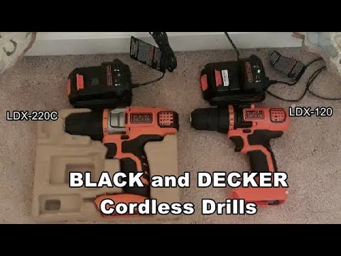 Black+Decker LDX 220C two speed cordless drill 