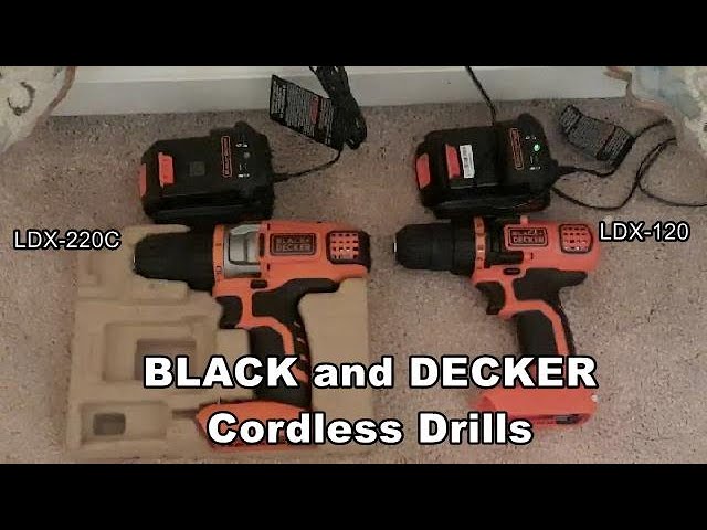  BLACK+DECKER LDX220C 20V MAX 2-Speed Cordless Drill