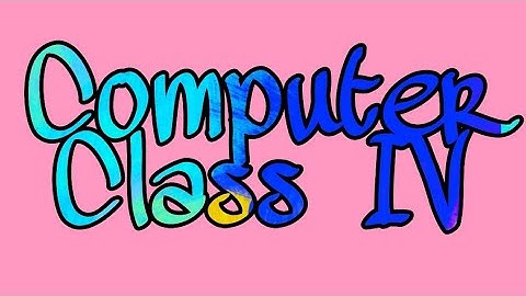 Computer,Class IVB, C,Chapter III,More on M S Word, Video  Part 1