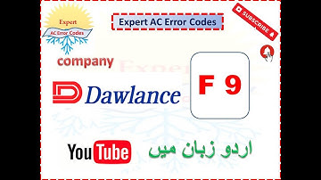 Dawlance  AC error Codes