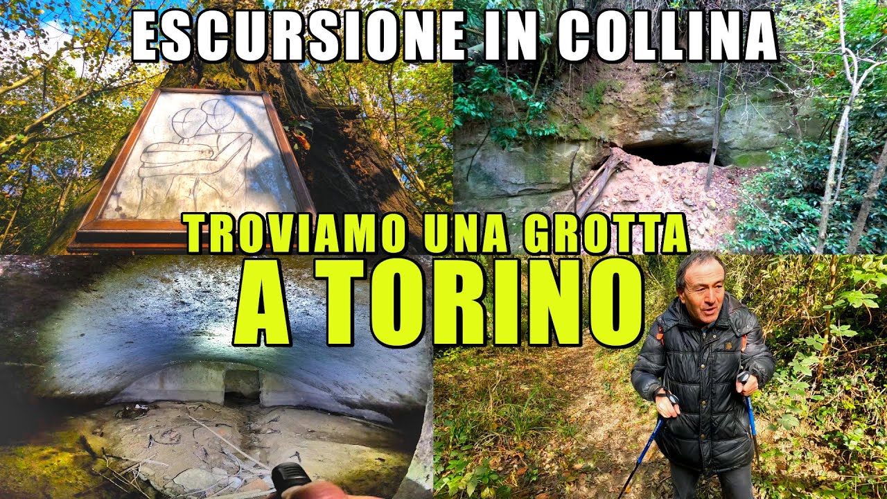 UNA GROTTA SULLA COLLINA DI TORINO: TROVIAMO UNO STRANO QUADRO NEL BOSCO SU UN ALBERO SECOLARE!