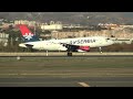 Air Serbia Airbus 319 YU-APF Landing Malaga LEMG