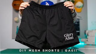 How to Sew Mesh Shorts for Beginners | GA011