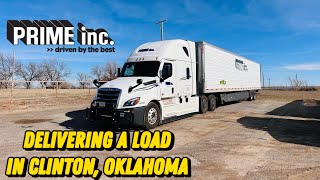 Delivering A Load In Clinton, Oklahoma