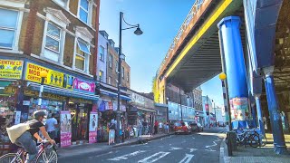 South London Brixton Walk from Clapham Common incl. Electric Avenue & Market 🌞 4K Binaural