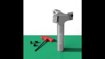 CNC Spoilboard Resurfacing Bit with Replaceable Inserts – Perfect Surface Every Time!