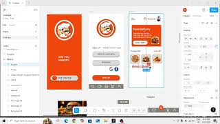 UI/UX Design ( Personal Project ) || Food Delivery App ||