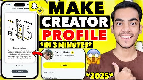 How to create Snapchat Creator Account | How to create Snapchat Professional Account