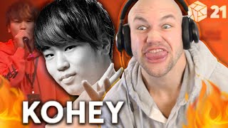 Kohey Grand Beatbox Battle 2021 World League Solo Elimination Beatbox Reaction