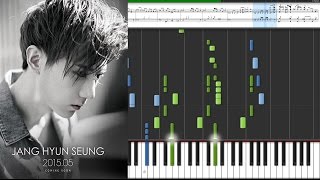Jang Hyun Seung - Ma First 장현승 - 니가 처음이야 (Feat. 기리보이) / Kpop piano sheet music