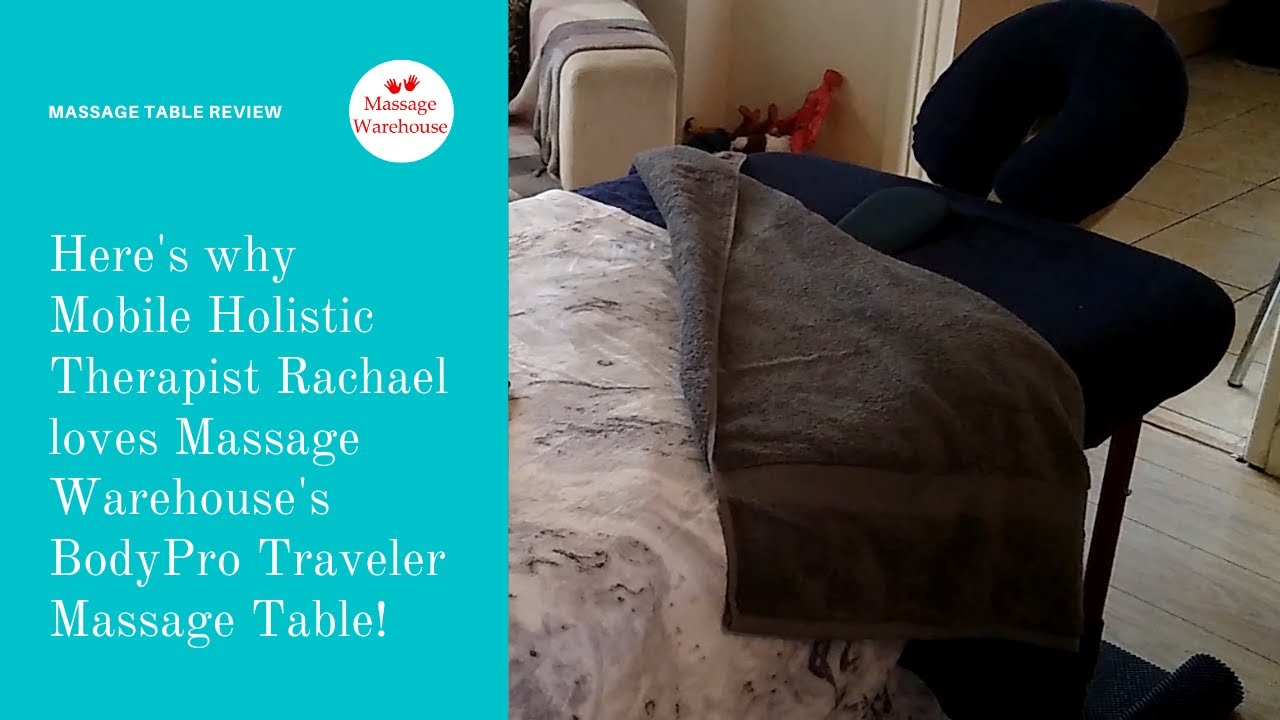 Here's why Mobile Holistic Therapist Rachael loves Massage Warehouse's BodyPro Traveler Massage Bed!