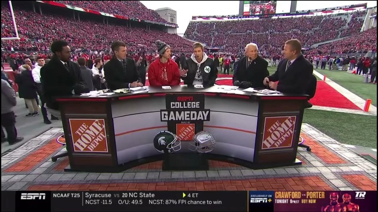 Twenty One Pilots make Gameday Apperance and predict OSU VS MSU! W/ Lee